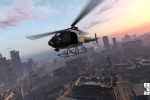 official screenshot lspd helicopter over los santos