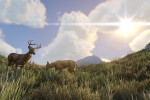 official screenshot deer grazing in a field