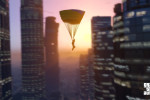 official screenshot parachute ride through downtown