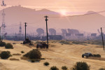 official screenshot racing through the desert