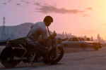 official screenshot trevor on a motorcycle