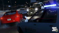 Sheriffs surround a red car