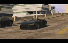 gta 5 trailer 1 black car speeding