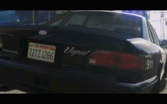 gta 5 trailer 1 rear of los santos police car