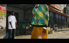 gta 5 trailer 1 walking on by