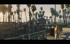 gta 5 trailer 1 working out at the beach