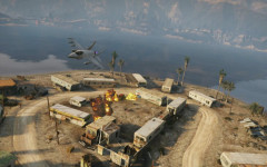 gta online gameplay blowing up a trailer park