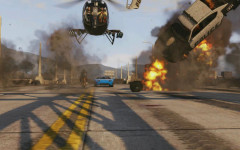 gta online gameplay clearing a roadbloack 3