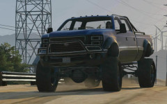 gta online gameplay driving a big truck