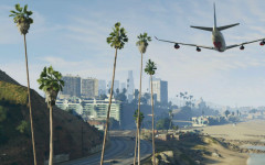 gta online gameplay flying into los santos