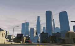 gta online gameplay heading into the city