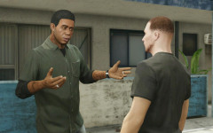 gta online gameplay lamar interacting with you