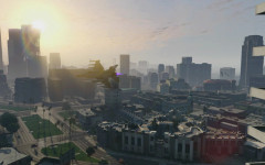 gta online gameplay plane fly by