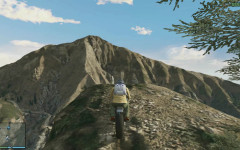 gta online gameplay riding off a mountain