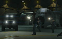 gta online gameplay shootout in a hanger