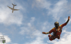 official screenshot diving out mid flight