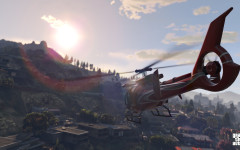 official screenshot helicopter over vinewood hills