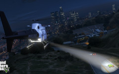 official screenshot lspd chopper chasing a green infernus