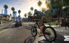 official screenshot michael goes for a bike ride