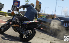 official screenshot motorcycle vs sports car