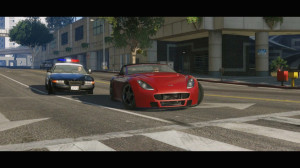 red car chase