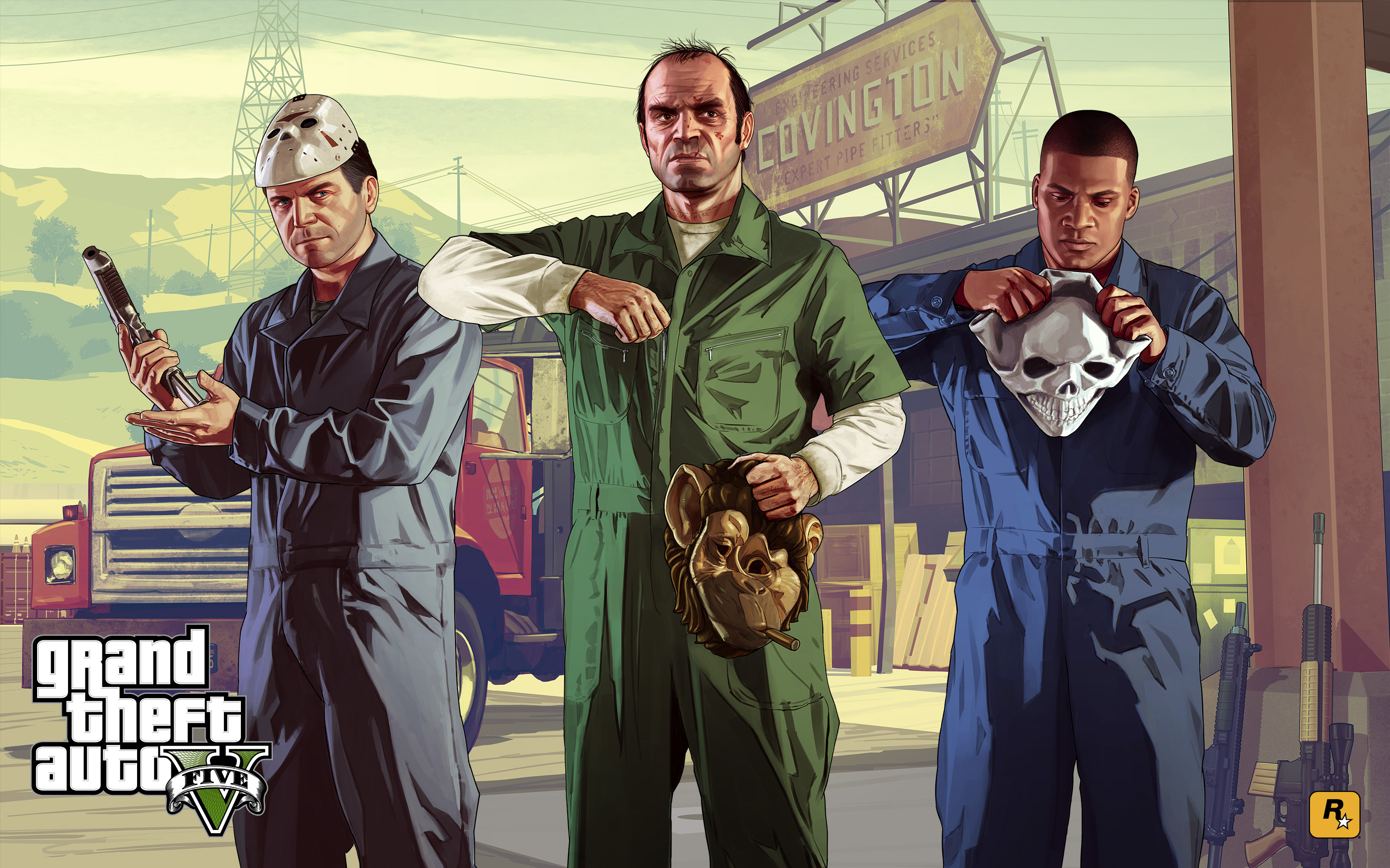 Make a drawing in a gta v style of your character by Jakketto | Fiverr